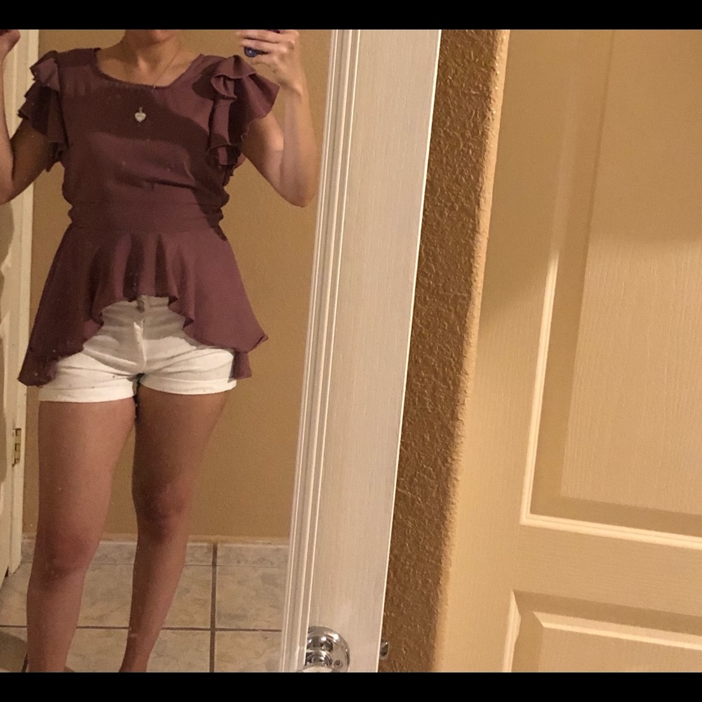 Mauve pink top